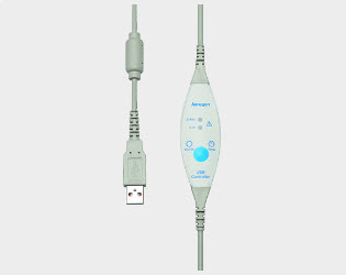 Aerogen USB Controller and AC/DC Plug for Aerogen Nebulizers
