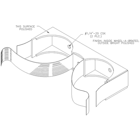 Double Cylinder Wall or Floor Mounts