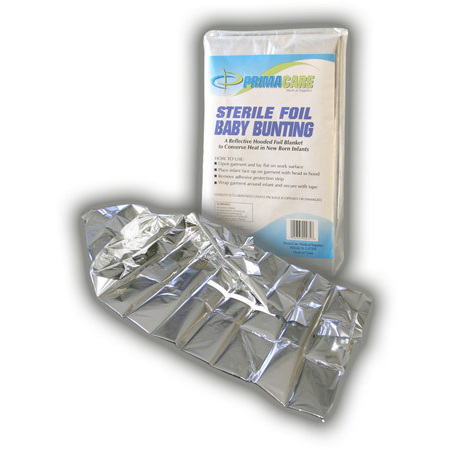 Emergency Blanket, SilverSwaddler, Single Use, Sterile