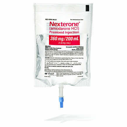 Nexterone Amiodarone HCl Premixed Injection, 360mg/200mL, 200mL Galaxy Container