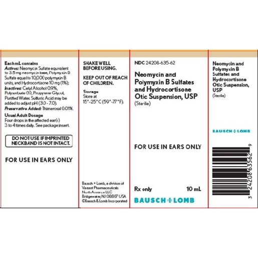 Neomycin Sulfate/Polymyxin B Sulfate/Hydrocortisone Suspension 1%, 10mL Ear Drops