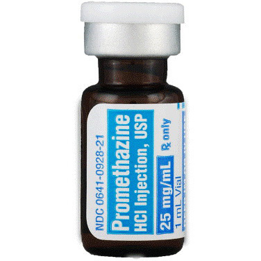 Promethazine, 25mg/mL, 1mL Vial