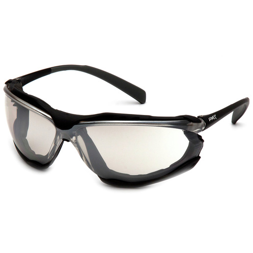 Pyramex Proximity Safety Glasses, Black Foam Lined