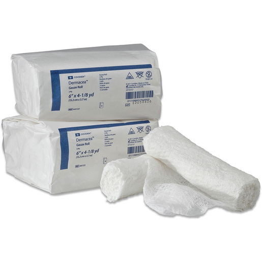 Dermacea™ Woven Gauze Low Ply Roll, 6in x 4yd