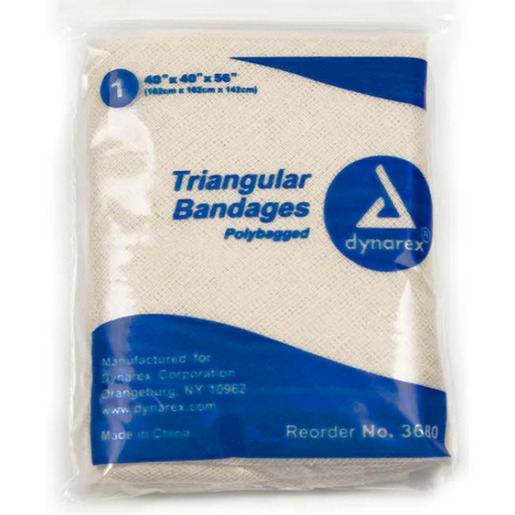 Triangular Bandages, 40in x 40in x 56in