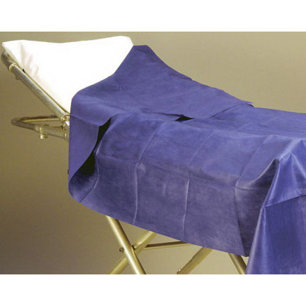 Patient Privacy Flat Sheet, Fluid Resistant, 84in x 40in, Blue