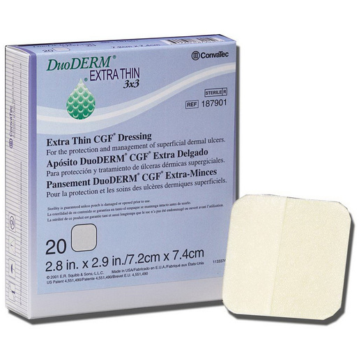 DuoDERM Extra Thin Dressing, 2in x 4in