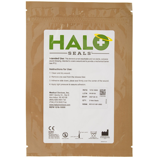Halo Chest Seal, 2 pack