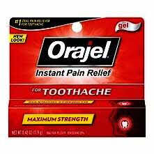Orajel™ Instant Pain Relief for Toothache and Gum, 20% Strength, 11.9gm