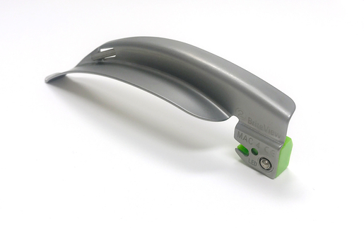 BriteView® LED Laryngoscope Blades, Mac and Miller