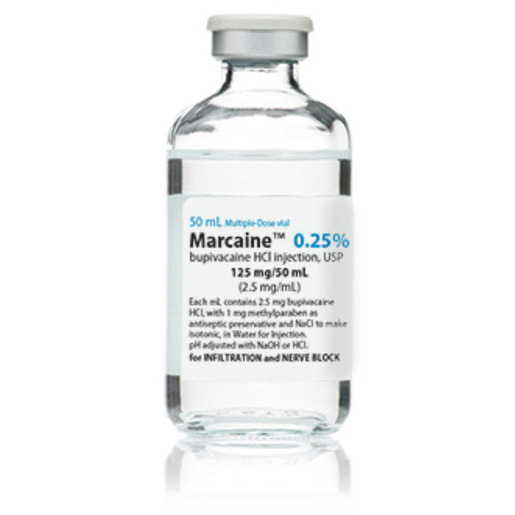Marcaine™ Bupivacaine 0.25%, 2.5mg/mL, 50mL Vial