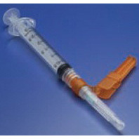 Needle-Pro® Safety Hypodermic Needle/Syringe Combo