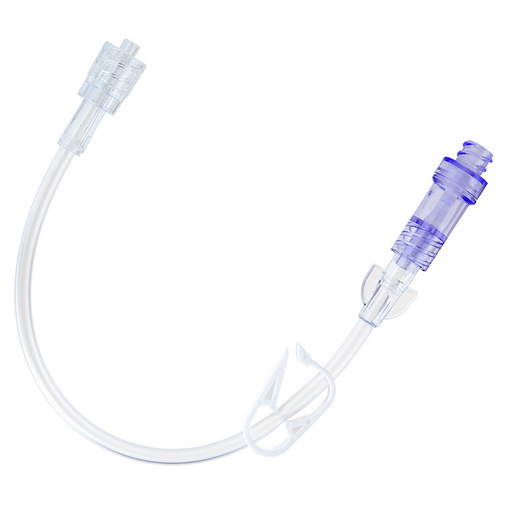 Baxter Catheter I. V. Extension Set - Interlink IV Catheter Extension Set,  Straight Type, Microbore, Male Luer Lock Adapter, 7.6 - 2N3374