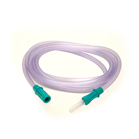 Curaplex® Suction Tubing with Connectors, Medium Blue Connector