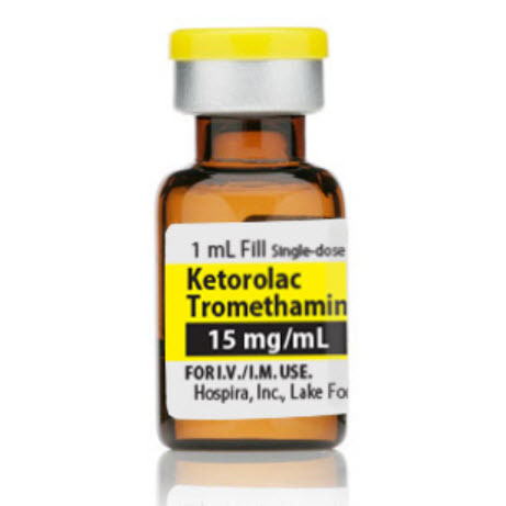 Ketorolac, 15mg/mL, 1mL Vial