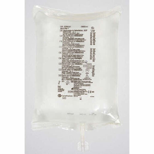 Sterile Water, AirLife, for Inhalation, 2000mL Bag