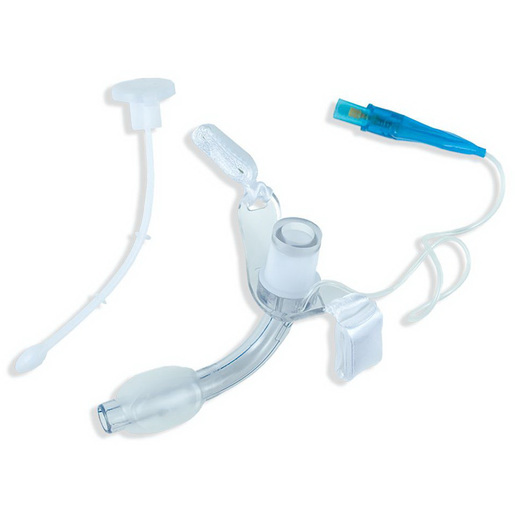 Cuffed Tracheostomy Tube, PVC, 24fr ID x 67mm L, Size 6mm