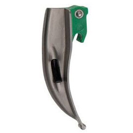 IntuBrite™ Laryngoscope Blades, Disposable, Greenline, FO, Mac