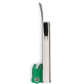 IntuBrite™ Miller Laryngoscope Blades, Greenline, Fiber Optic