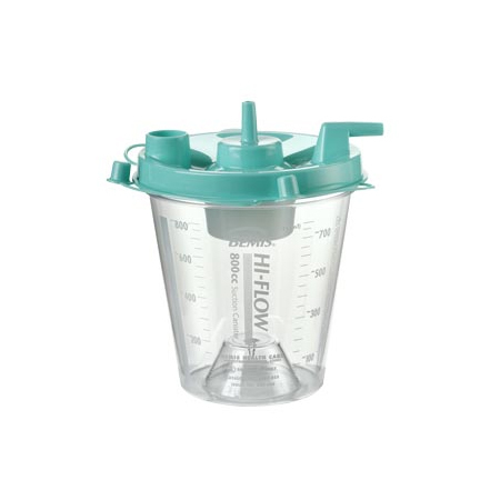 Hi-Flow™ Suction Canister with Aerostat Filter and Float Valve Shutoff, 800cc