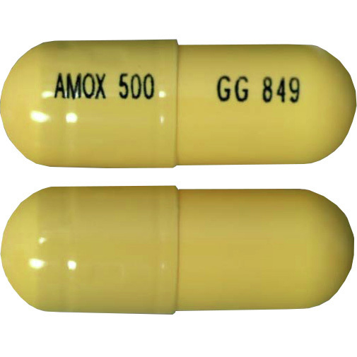 Amoxicillin, 500mg, 100 Capsules