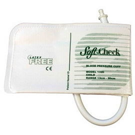 SoftCheck® Vinyl Disposable Blood Pressure Cuffs with Single Tube Bayonet Connector