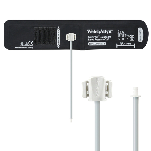 FlexiPort™ Reusable Blood Pressure Cuffs with Single Tube Male Bayonet Connector