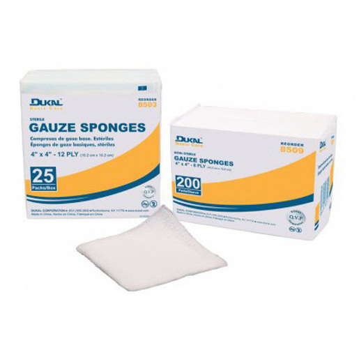 Sterile Gauze Sponges