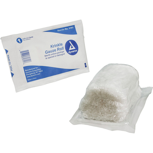 Krinkle Gauze Roll, 4-1/2in W x 4.1yd L