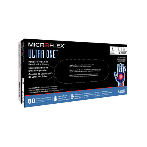 Microflex® Ultra One™ Latex Exam Gloves