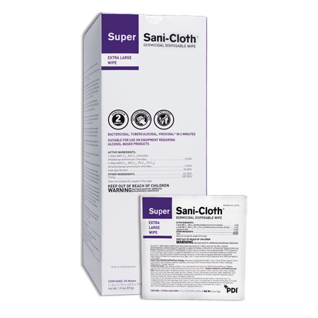 PDI Super Sani-Cloth® Quat Alcohol Disinfecting Wipes
