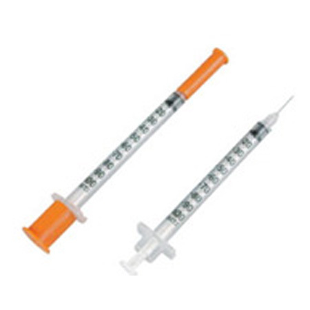 Comfort Point™ Lo-dose Insulin Syringe with Needle, 1cc, 28ga x 1/2in