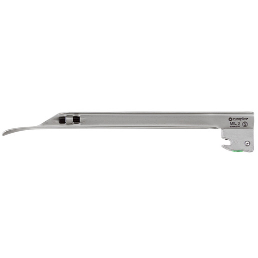 CuraView Fiber Optic Laryngoscope Blade, Miller 3