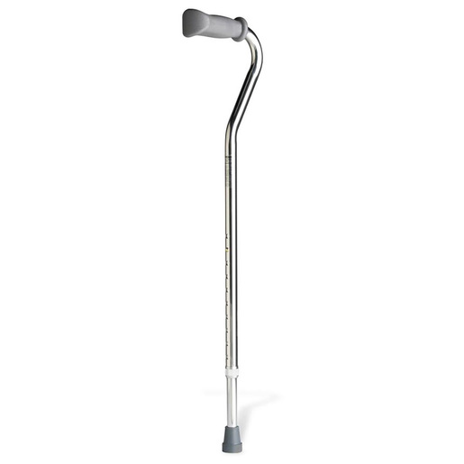 Offset Cane, Single Point, Chrome, Adult