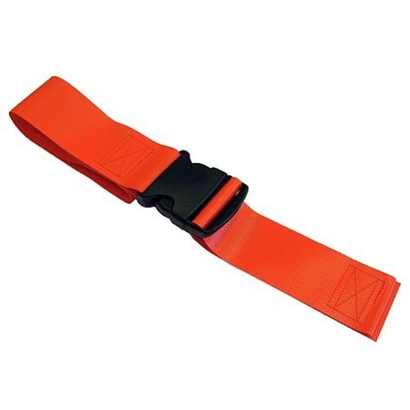 Vinyl Restraint Straps, 2-piece, Plastic Side Release, Loop Ends