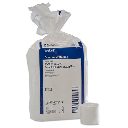 Webril Cotton Undercast Padding, 4in x 4yds, White