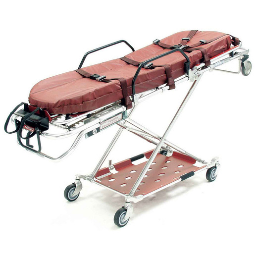 FERNO® Model 35A Mobile Transporter Kit with Wheel Locks, Restraints, Orange 460 Mattress