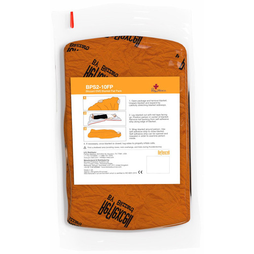 Blizzard EMS Trauma Blanket, Orange