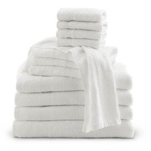 Bath Towel, White, 40in L x 20in W