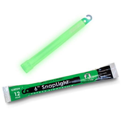 SnapLight® Lightsticks, 6in, Green