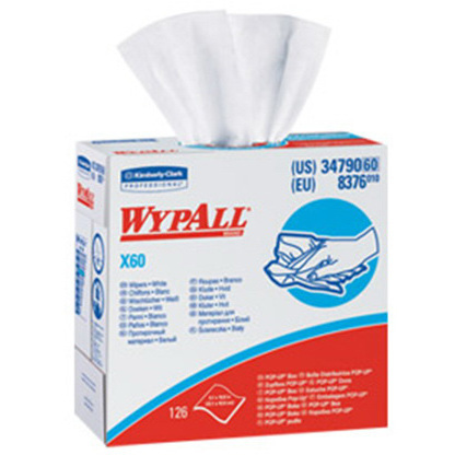 Wypall® Terry Wipers, 9.1in x 16.8in, White