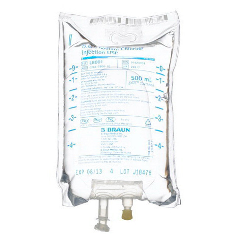 Sodium Chloride 0.9%, 500mL EXCEL® IV Container