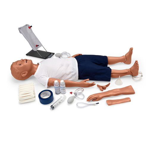 Gaumard Multipurpose Patient Care and CPR Pediatric Simulator, Medium Skin