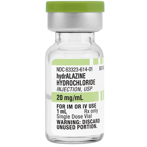 Hydralazine, 20mg/mL, 1mL Vial