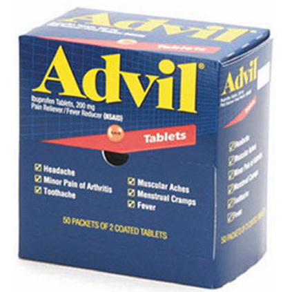 Advil Pain Relief Tablets, 200mg, 50 Tablets