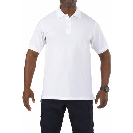 5.11 Men's Professional Short Sleeve Polo, White