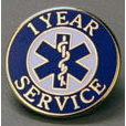 Uniform Pins, Years of EMS Service