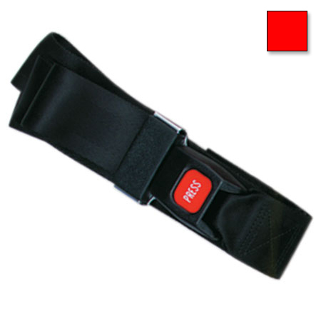 Metal Push Button Buckle One Piece Straps, 7 Feet