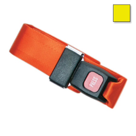 Metal Push Button Buckle Two Piece w/Loop End Straps, 5 Feet