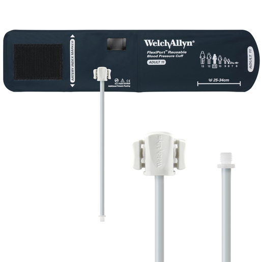 FlexiPort® Reusable Blood Pressure Cuffs with Single Tube Screw Type Connector